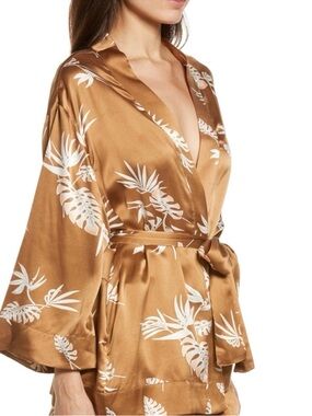 NWT Lunya Silk Lush Caramel Palm- Women’s Intimates & Sleepwear
